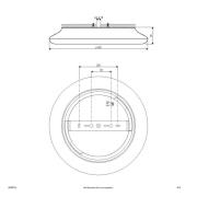 EVN Catino LED-taklampa, CCT, 40 cm