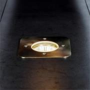 Prios Riya golvinbyggnadslampa, kantig, stål