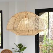 MARKET SET Odyssée hänglampa, palmfiber, Ø 78 cm