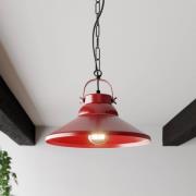 Luminex Hänglampa Iron, röd