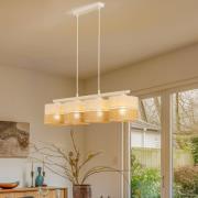 TK Lighting Hänglampa Linobianco, linjär, 4 lampor
