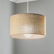 Duolla Hänglampa Jute cylinder naturbrun Ø40 cm 1 lampa