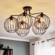 HELAM Taklampa Cumera med burskärmar, 5 lampor