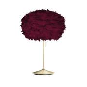 UMAGE Eos bordslampa medium röd/brushed brass