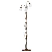 ONLI Golvlampa Sonia florentin, 3 lampor brons