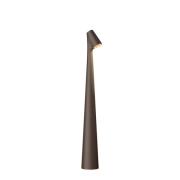 Vibia LED-bordslampa Africa, höjd 40 cm, mörkbrun