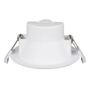 Prios LED-inbyggnadslampa Rida, 3 st, vit, 23 cm, 30W, CCT, IP44