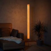 LeuchtNatur Gracia, med stång, valnötsfot svart