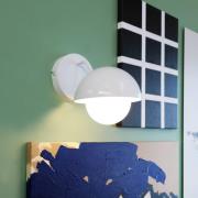 Dyberg Larsen Rose vägglampa vit glansig