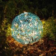 STAR TRADING LED 3D-designboll Galax Fun, Ø 30 cm, blå