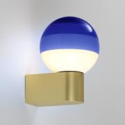 MARSET Dipping Light A1 LED-vägglampa, blå/guld