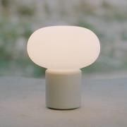 New Works laddningsbara lampa Karl-Johan, ljusgrå, IP65