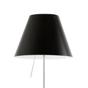 Luceplan Costanza golvlampa D13t aluminium/svart