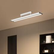 Prios Yuela LED-taklampa, DALI, 120 cm, vit