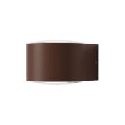 LOOM DESIGN Frey LED-vägglampa IP65 2x6W corten