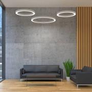 LTS LED-pendel Cerchio DALI 940 154.4W upp/ned Ø80cm