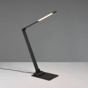 Trio Lighting Travis LED-bordslampa, svart, CCT, dimbar, touch, USB