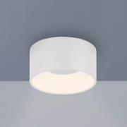 JUST LIGHT. Tanika LED-taklampa, vit, Ø 16 cm, dimbar