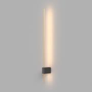 Maytoni LED-vägglampa Pars, 62,3 cm, svart/guld, aluminium