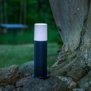 Brilliant Sockellampa Aberdeen, höjd 35 cm, antracit, stål