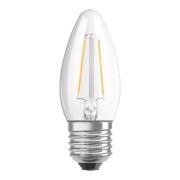 OSRAM LED-kronljuslampa E27 4,8W varmvit dim klar