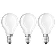 OSRAM LED-lampa E14 4W, varmvit, 470 lumen, 3-pack