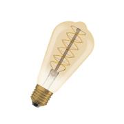 OSRAM LED Vintage 1906 Edison, guld, E27, 7 W, 2 200 K, dim.