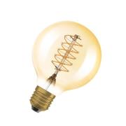 OSRAM LED Vintage 1906, G80, E27, 4,8 W, guld, 2 200 K, dim.