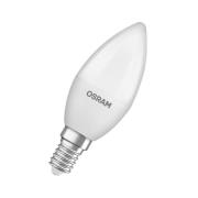 OSRAM LED Classic Star, stearinljus, matt, E14, 4,9 W, 2 700 K