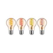 Paulmann LED lampa ZigBee E27 6,3W RGBW dim guld