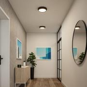 Paulmann Malik LED-taklampa, 3-stegs dimmer, svart