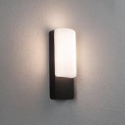 Paulmann LED utomhusvägglampa Bonnie, aluminium, antracit