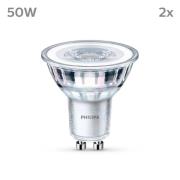 Philips LED-lampa GU10 4,6W 390lm 840 klar 36° 2st