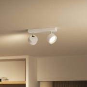 Philips Bracia LED-takspotlight 2 lampor, vit