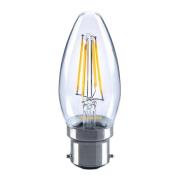 Sylvania LED-kronljuslampa B22 4,5 W 827 klar