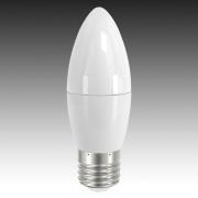 Sylvania LED-kronljuslampa E27 4,5 W 827 satinerad