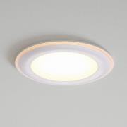 Nordlux LED-takinbyggnadslampa Elkton, Ø 8 cm