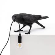 SELETTI LED dekorbordslampa Bird Lamp, spelande, svart