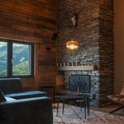 SLV Pendellampa Pantilo Rope 27, brun/bärnsten/guld, glas, Ø 27 cm