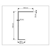 LED-golvlampa MAULsirius, svart, stativ