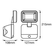 LEDVANCE Battery LED Spotlight vägglampa 1 lampa