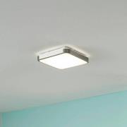 EGLO LED-taklampa Manilva 1, IP44, nickel matt