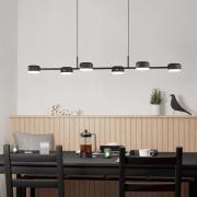 EGLO Clavellina LED-pendellampa, svart, sex lampor