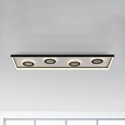 Paul Neuhaus LED-taklampa Dune, 100cm, svart, CCT, dimbar.
