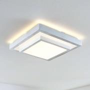 Lindby Mirco LED-taklampa, kantig, 37,5 cm