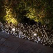 FARO BARCELONA LED-inbyggnadsspot Grund, nickelfärgad, Ø 9 cm, alumini...