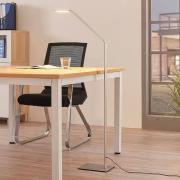 Lucande Resi LED-golvlampa med dimmer, perfekt för läsning