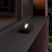 Lucande Marka LED-utomhuslampa, mörkgrå aluminium