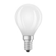 OSRAM LED-lampa droppe matt E14 2,2W 4000K 470lm