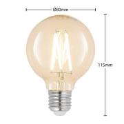 Arcchio LED-lampa E27 8W G80 2 700 K filament dimbar klar